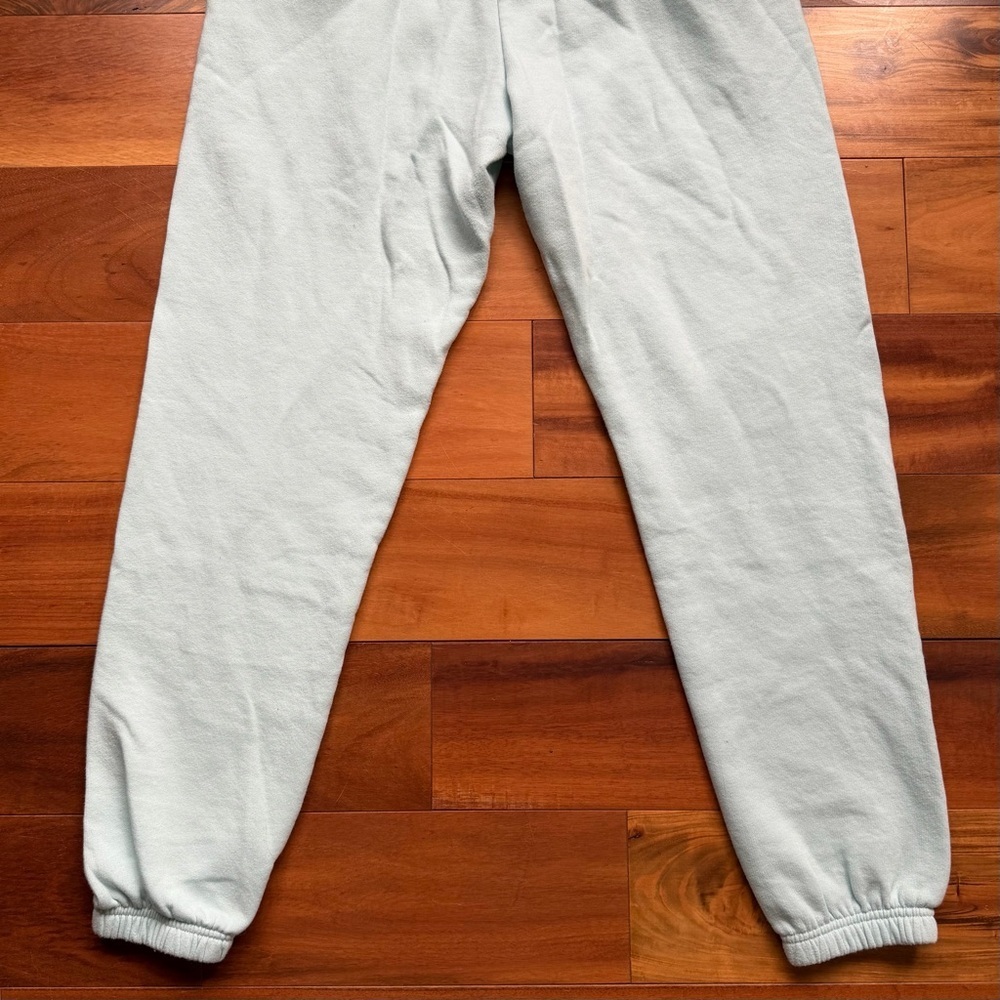 VS PINK Everyday Fleece High Waist Sweatpants in Blue Opal - Picture 11 of 11